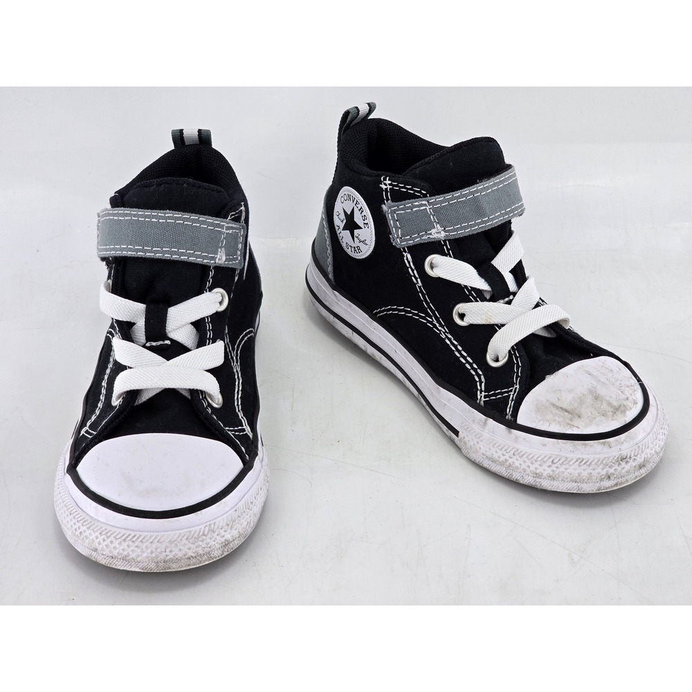 Converse Chuck Taylor All Star High Top Infant 9 Black Hook & Loop - Fair